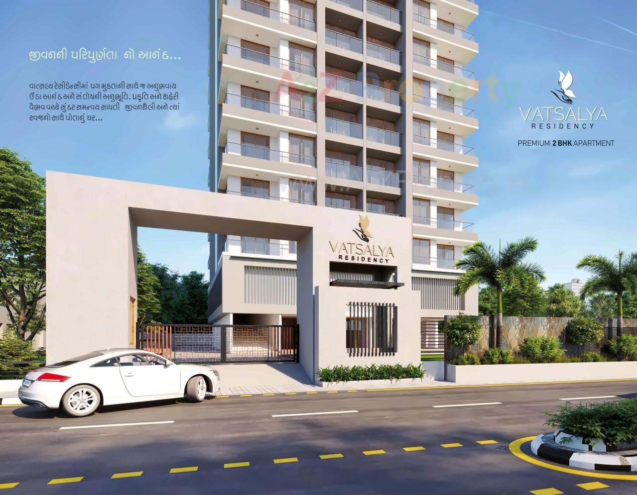 3D Elevation of real estate project Vatsalya Residency located at Jahangir-pura, Surat, Gujarat