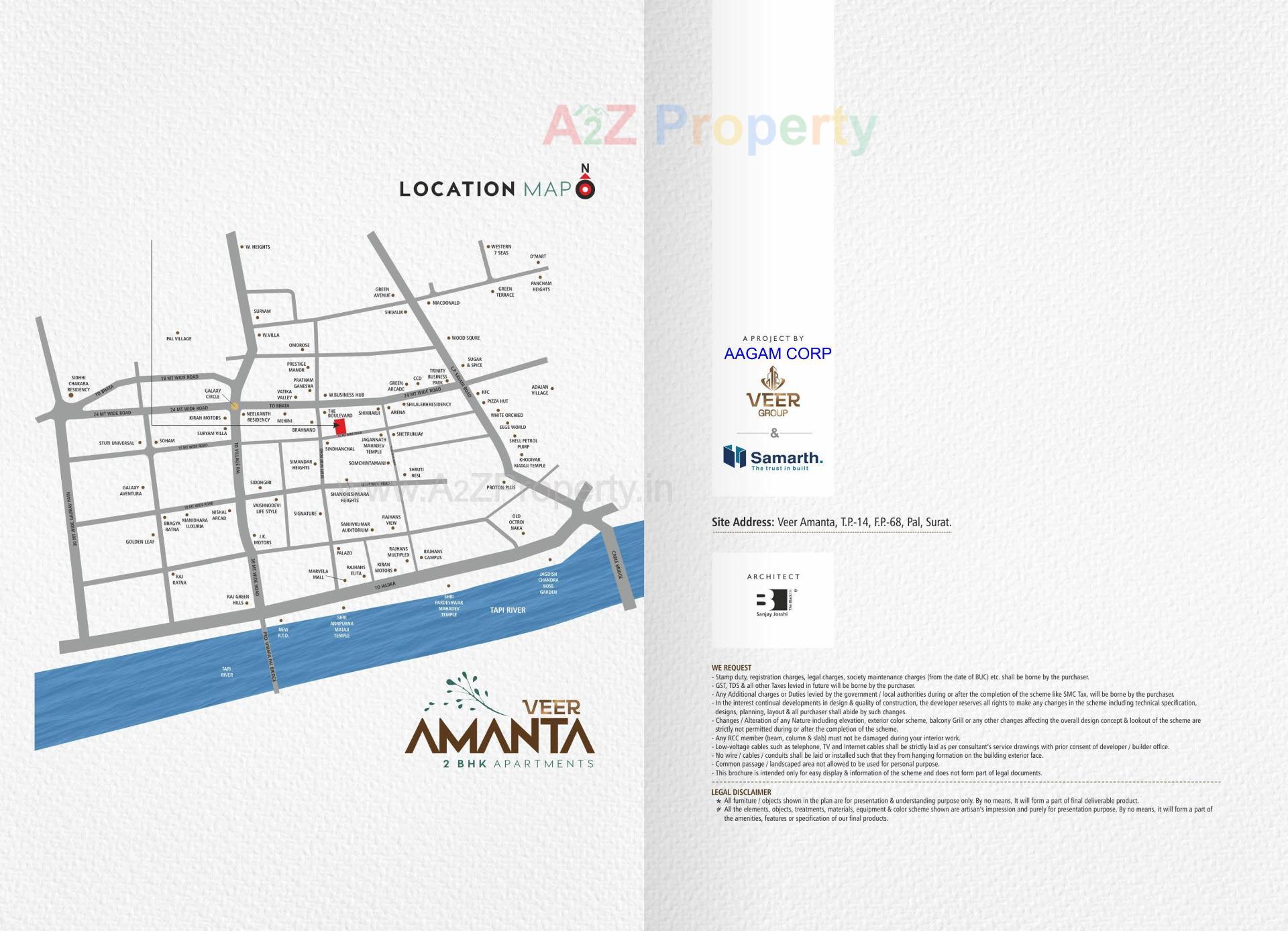  of real estate project Veer Amanta located at Pal, Surat, Gujarat