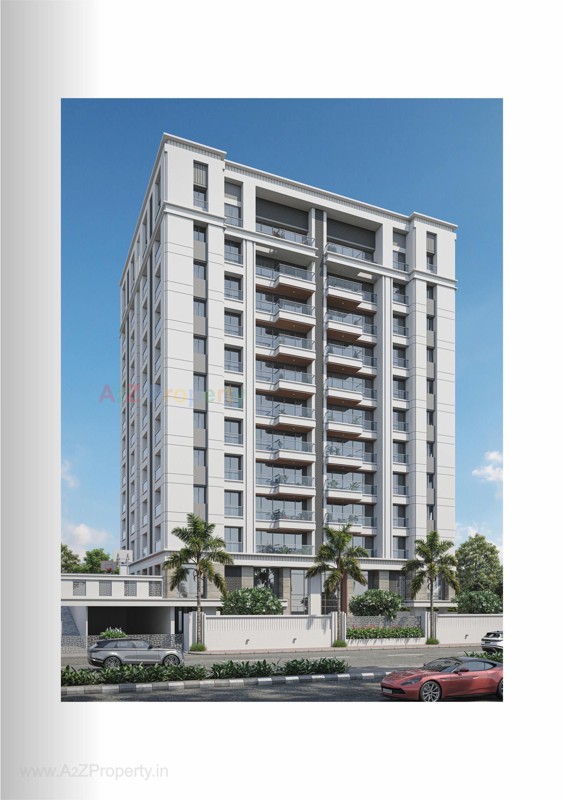 3D Elevation of real estate project Veer Arista located at Pal, Surat, Gujarat