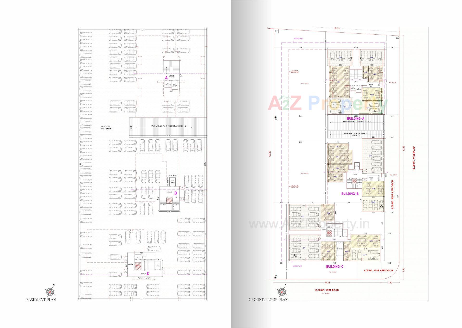 Layout of real estate project Veer Arista located at Pal, Surat, Gujarat