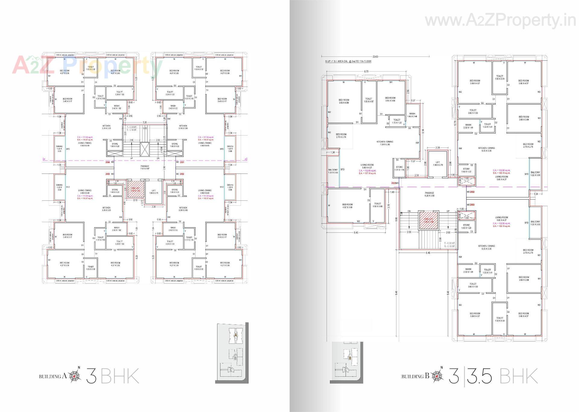 Layout of real estate project Veer Arista located at Pal, Surat, Gujarat