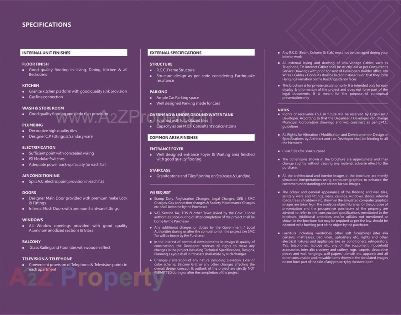 Project Specifications