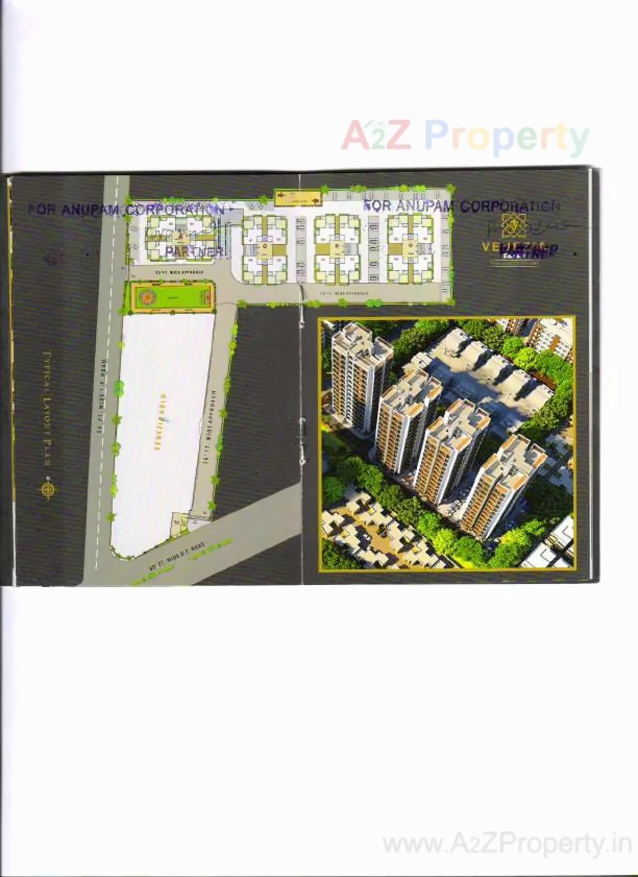 Layout of real estate project Venezia located at Puna, Surat, Gujarat