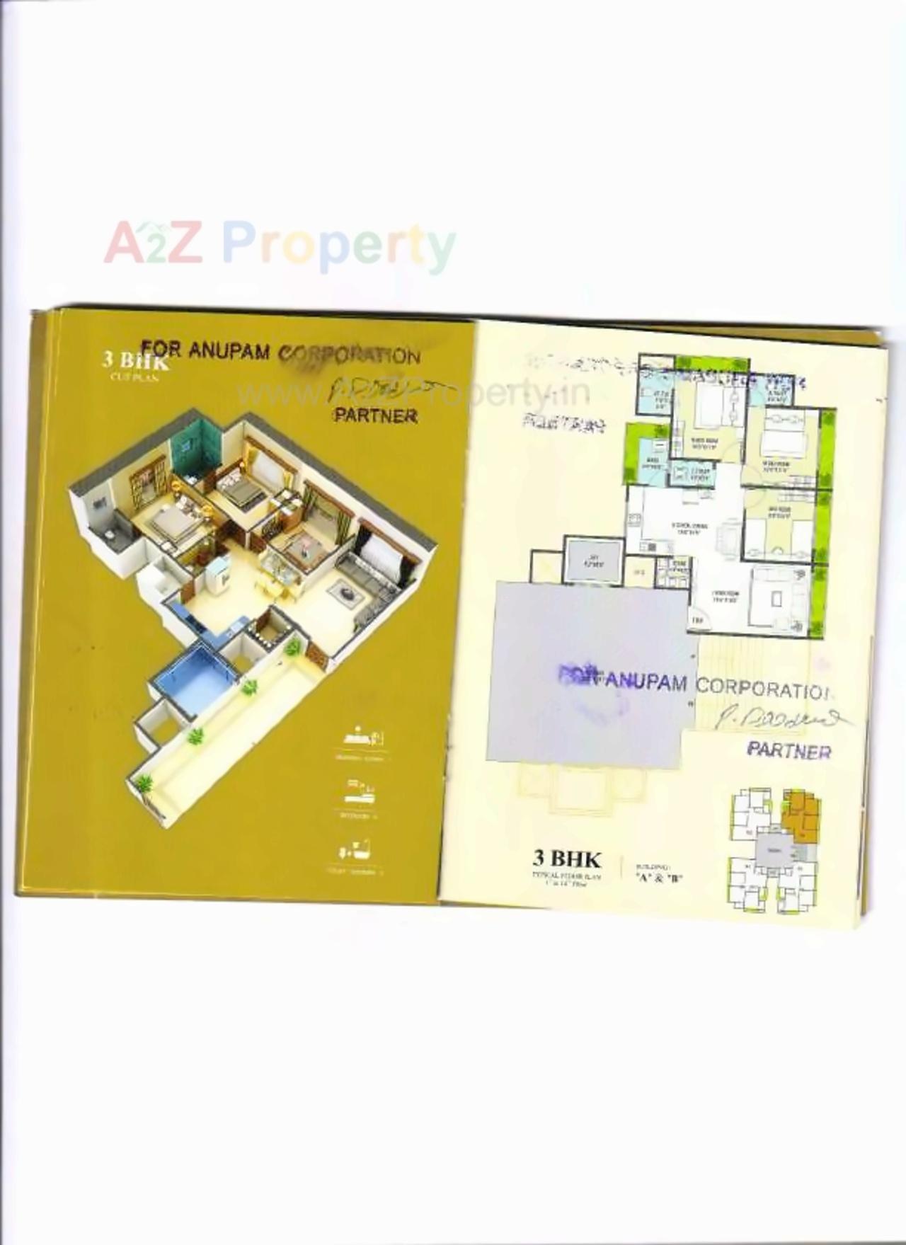 Layout of real estate project Venezia located at Puna, Surat, Gujarat