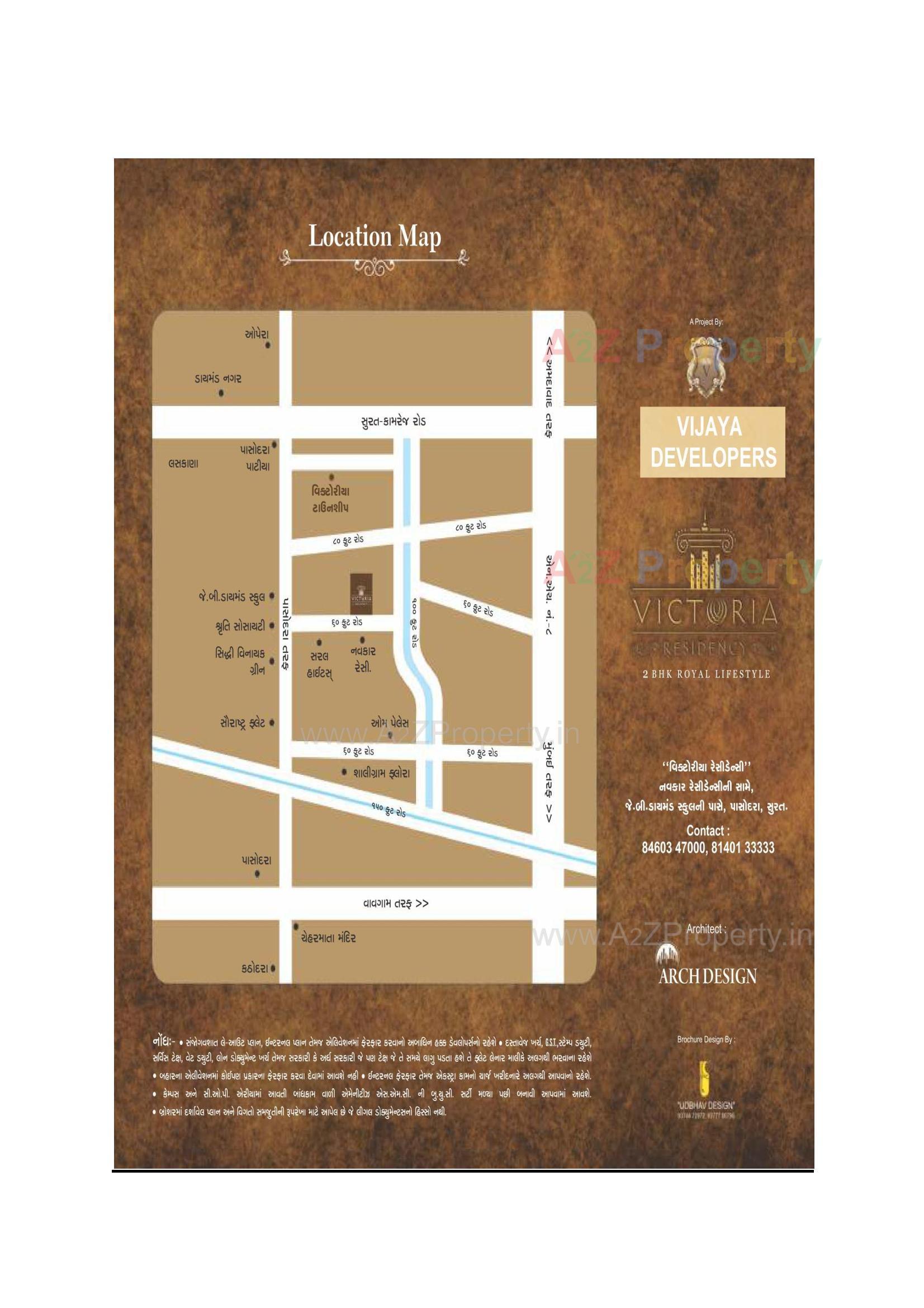  of real estate project Victoria Residency located at Navagam, Surat, Gujarat