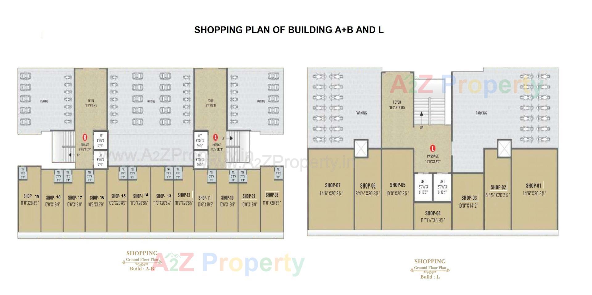 Layout of real estate project Victoria Residency located at Navagam, Surat, Gujarat