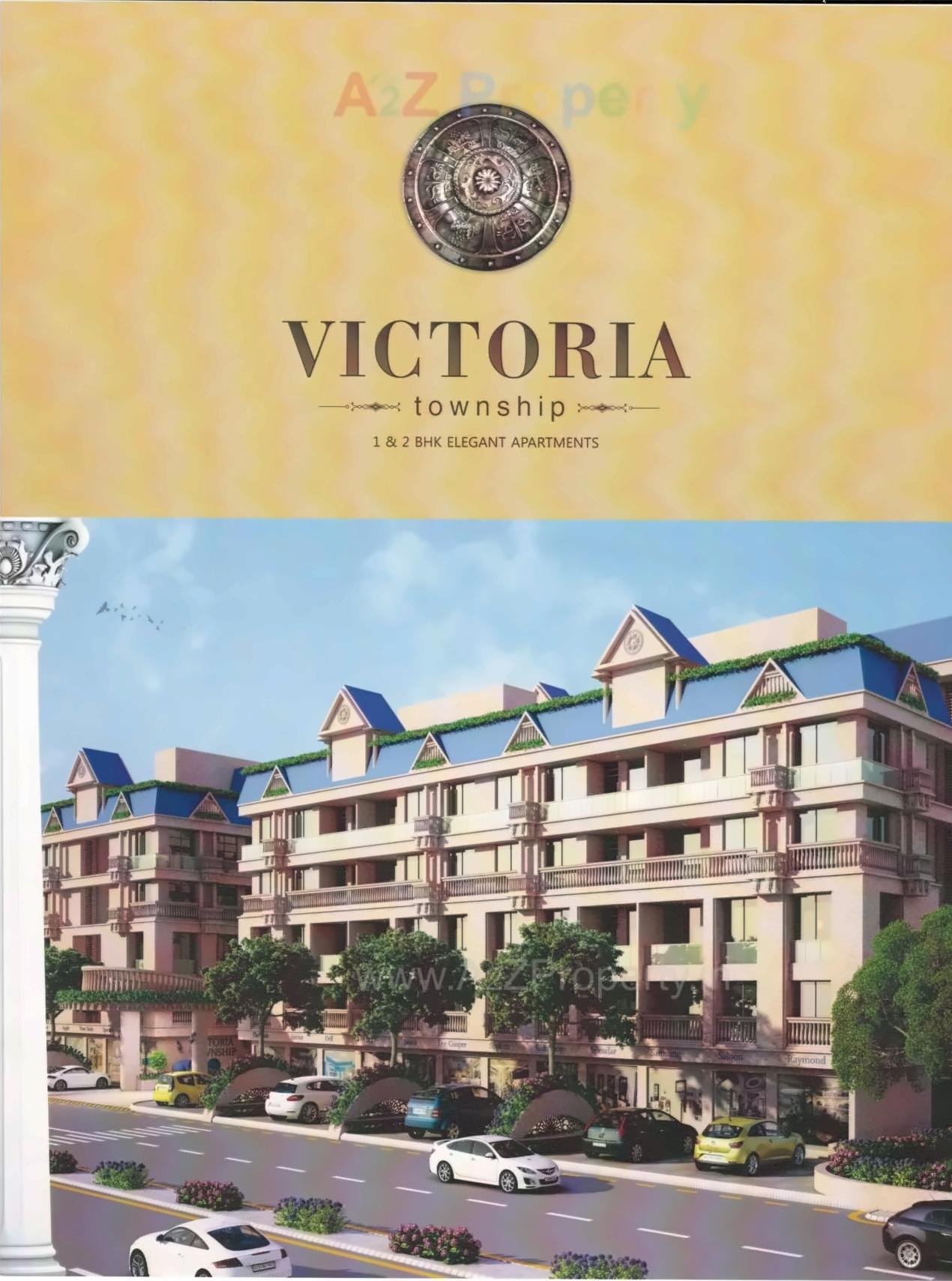 3D Elevation of real estate project Victoria Township located at Navagam, Surat, Gujarat