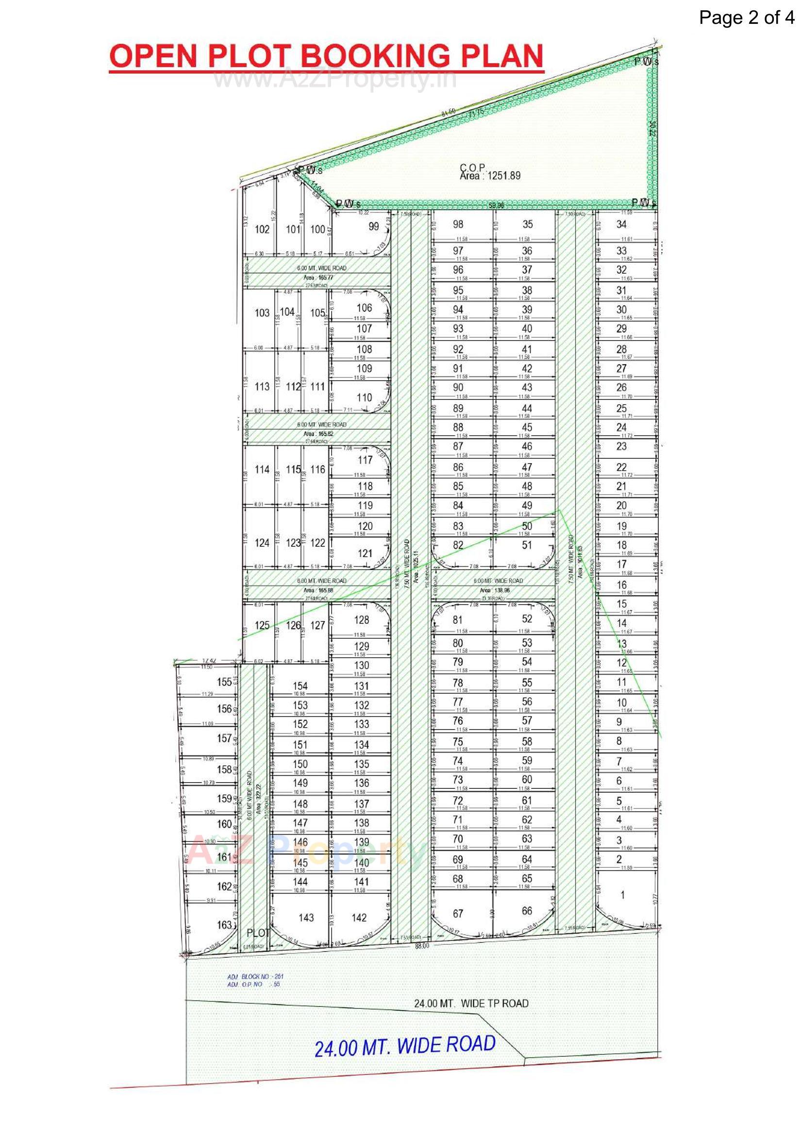 Layout of real estate project Vinayak Residency located at Dindoli, Surat, Gujarat
