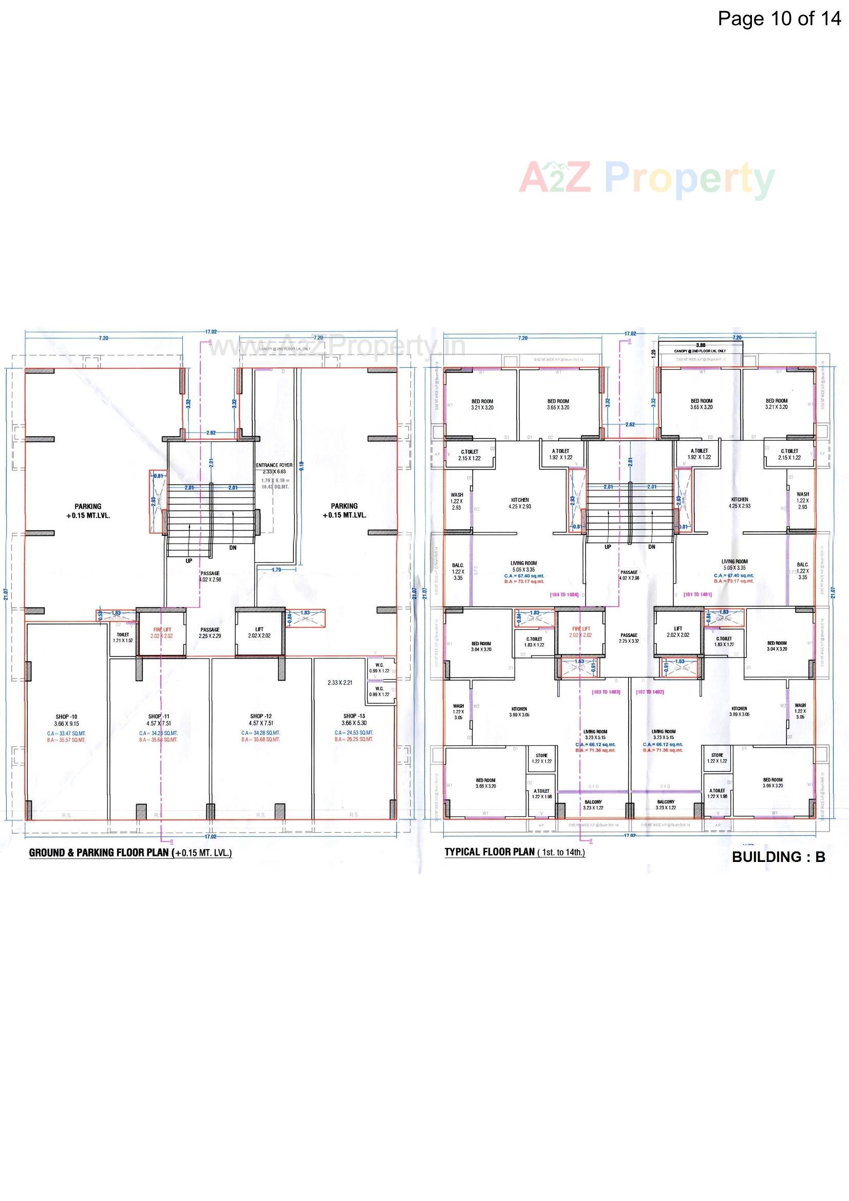 Layout of real estate project Vishwa Residency located at Surat, Surat, Gujarat