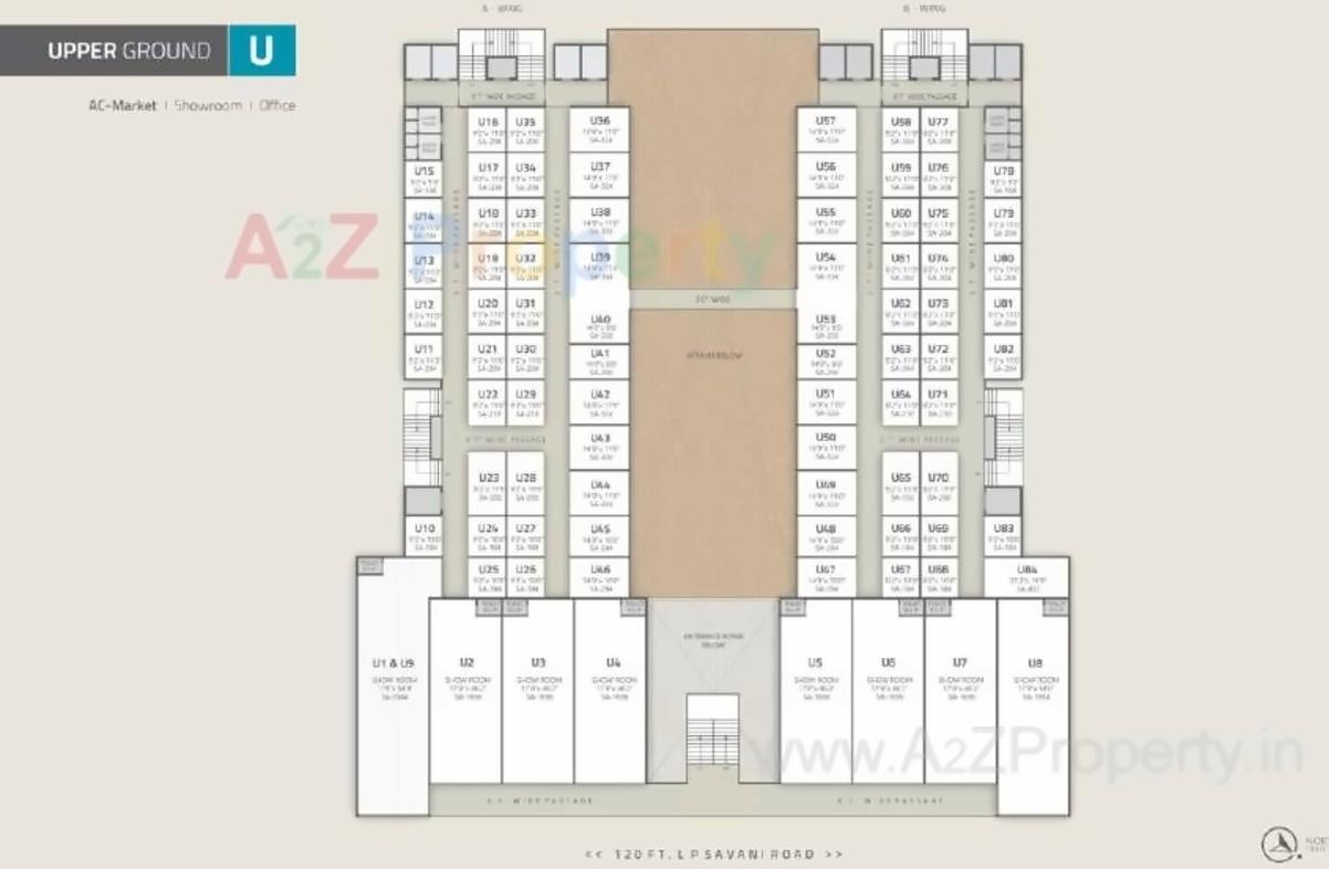Layout of real estate project Vivanta Icon located at Surat, Surat, Gujarat