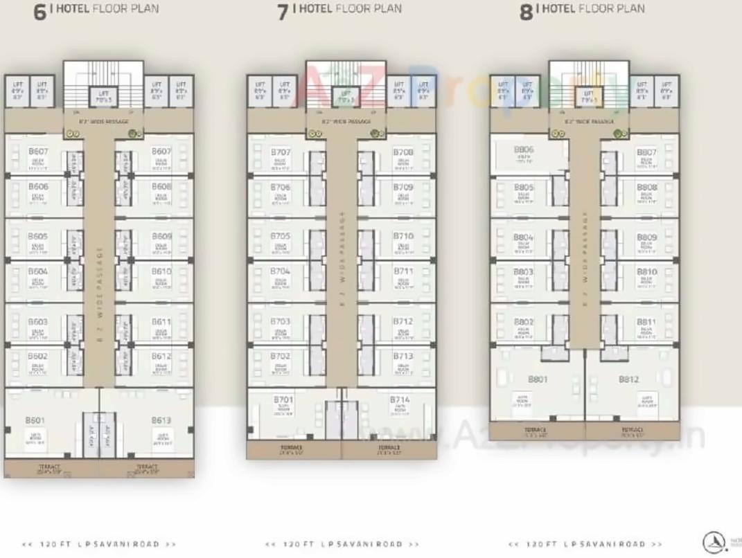 Layout of real estate project Vivanta Icon located at Surat, Surat, Gujarat