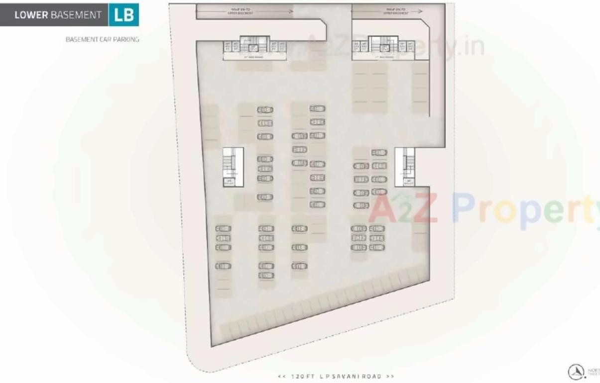 Layout of real estate project Vivanta Icon located at Surat, Surat, Gujarat