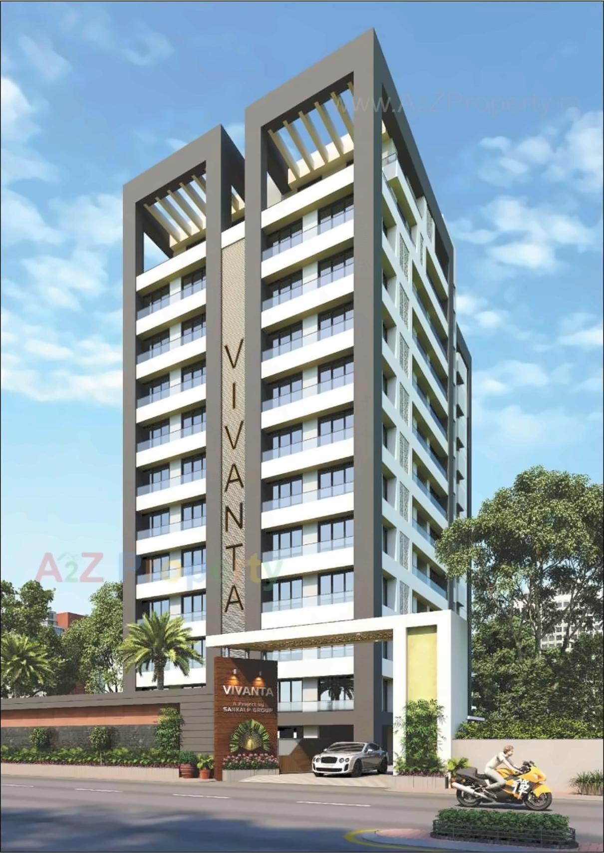 3D Elevation of real estate project Vivanta located at Dabholi, Surat, Gujarat