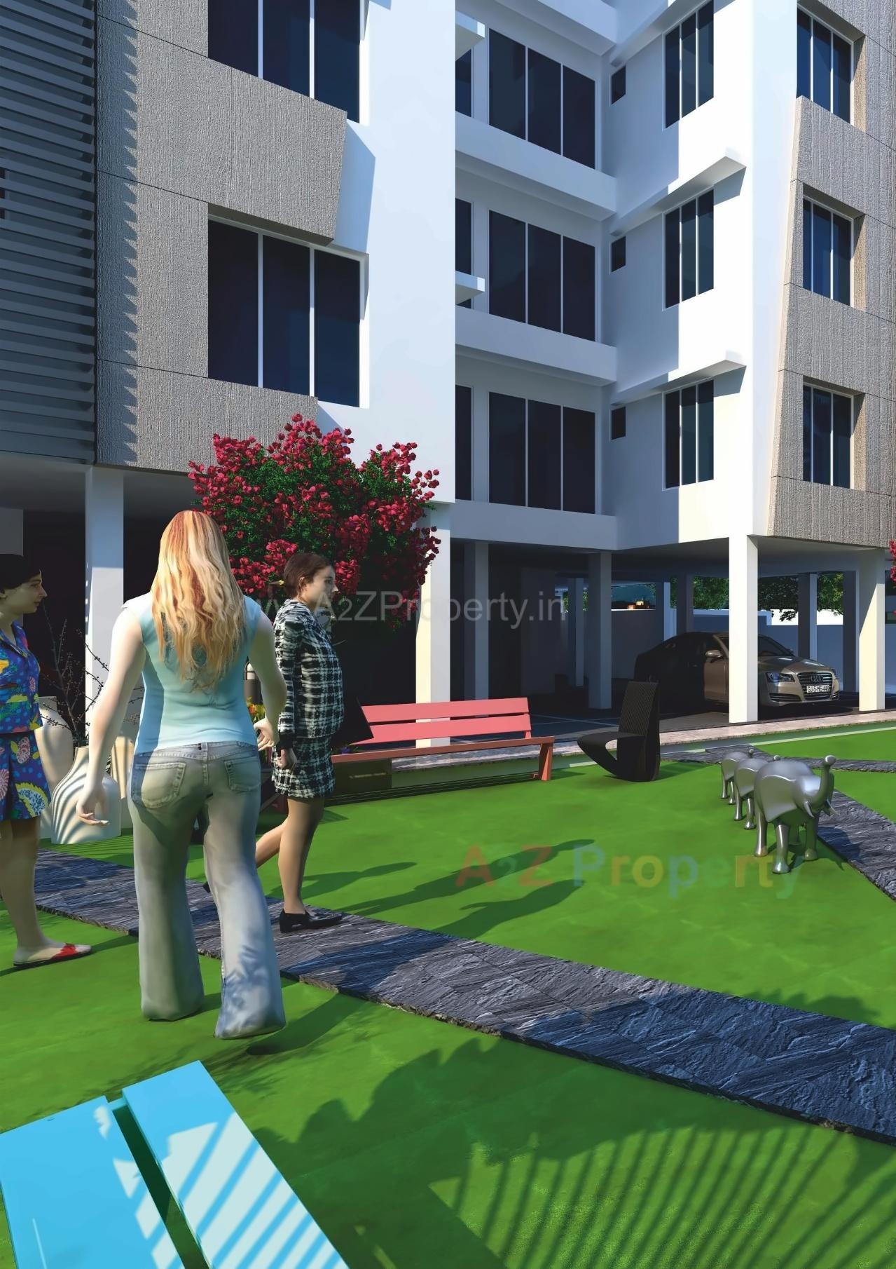 3D Elevation of real estate project Viviana Flates located at Pal, Surat, Gujarat