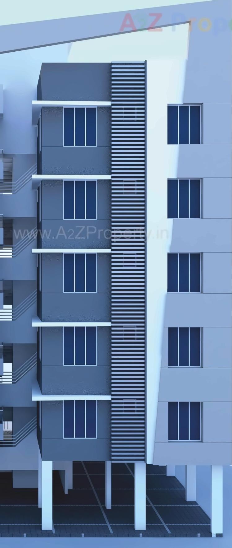 3D Elevation of real estate project Viviana Flates located at Pal, Surat, Gujarat