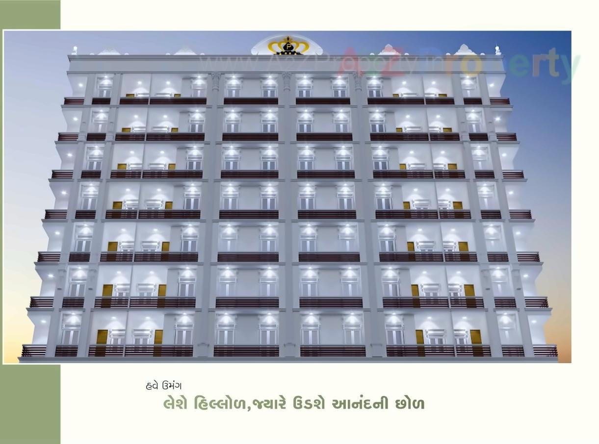 3D Elevation of real estate project Vraj Residency located at Udhna, Surat, Gujarat