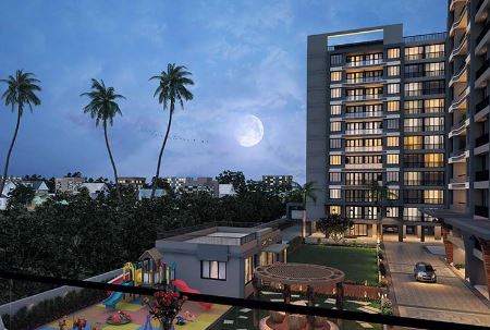 3D Elevation of real estate project Vraj Vivanta located at Puna, Surat, Gujarat