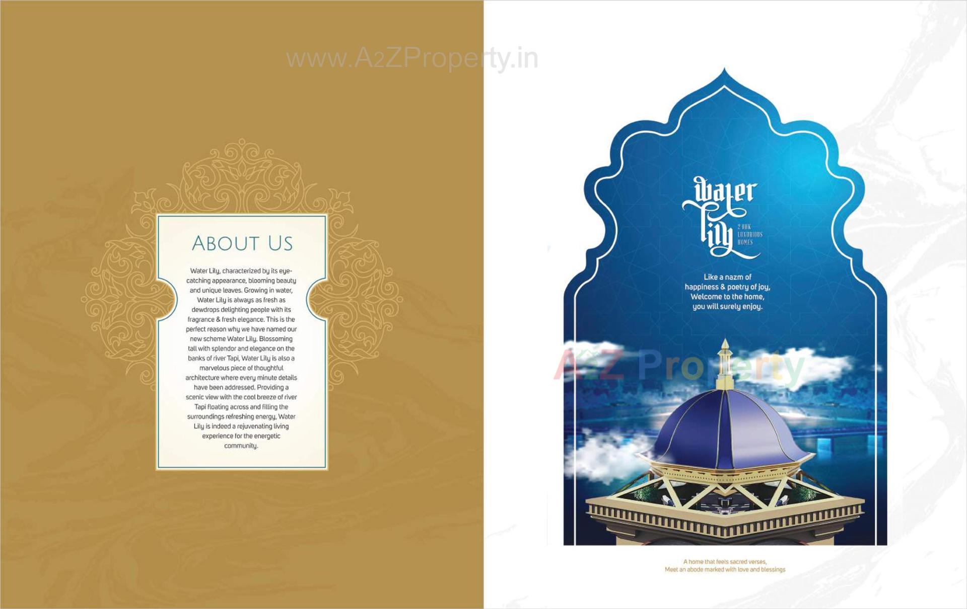  of real estate project Water Lily located at Tunki, Surat, Gujarat