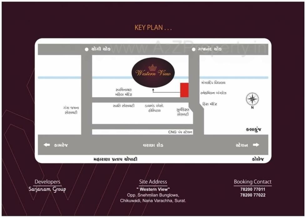  of real estate project Western View located at Varachha, Surat, Gujarat