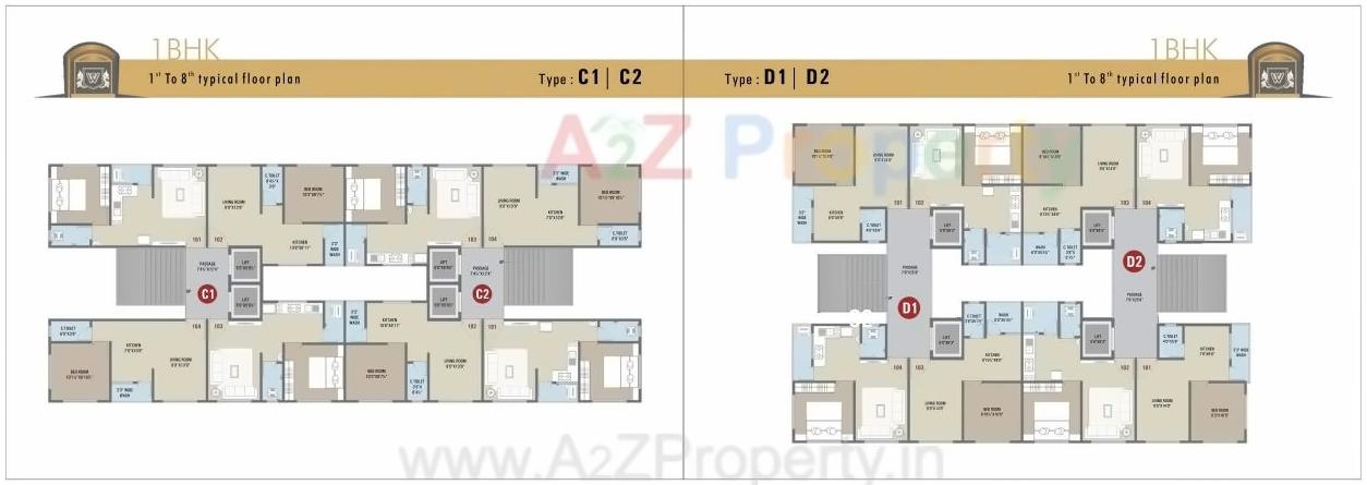 Layout of real estate project White Palace located at Variav, Surat, Gujarat