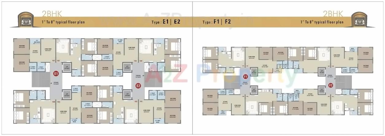 Layout of real estate project White Palace located at Variav, Surat, Gujarat