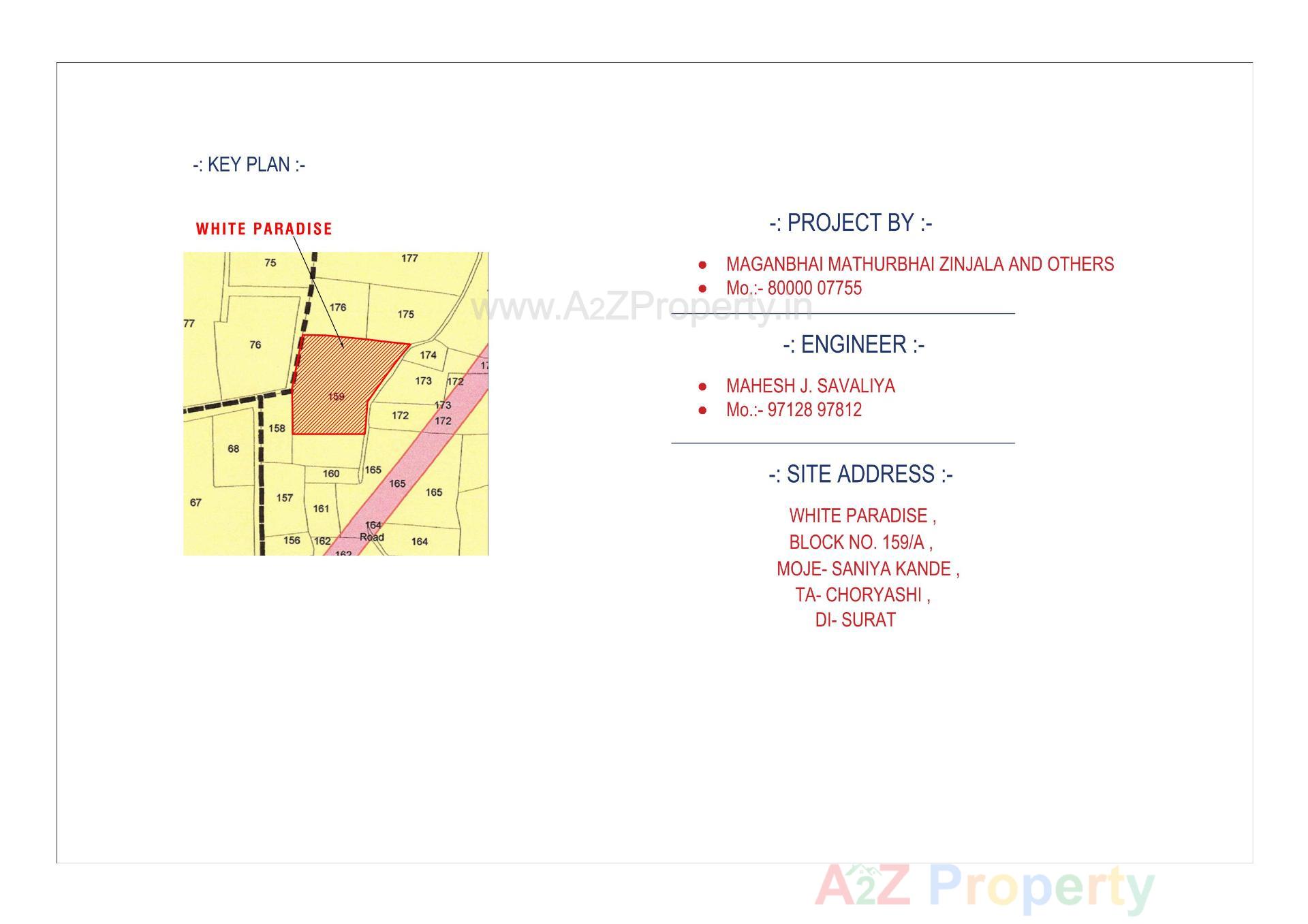  of real estate project White Paradise located at Saniya-kande, Surat, Gujarat