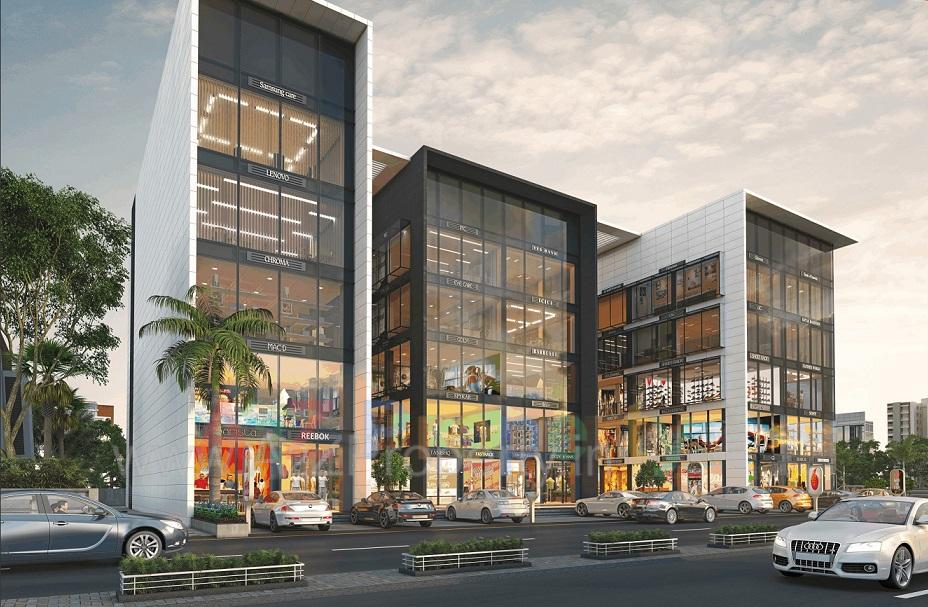 3D Elevation of real estate project White Pearl located at Pal, Surat, Gujarat