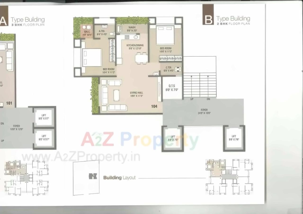 Layout of real estate project Yogi Hieghts located at Puna, Surat, Gujarat