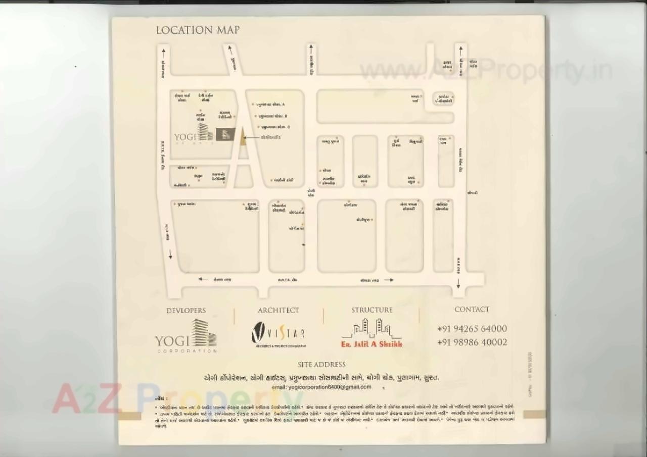  of real estate project Yogi Hieghts located at Puna, Surat, Gujarat