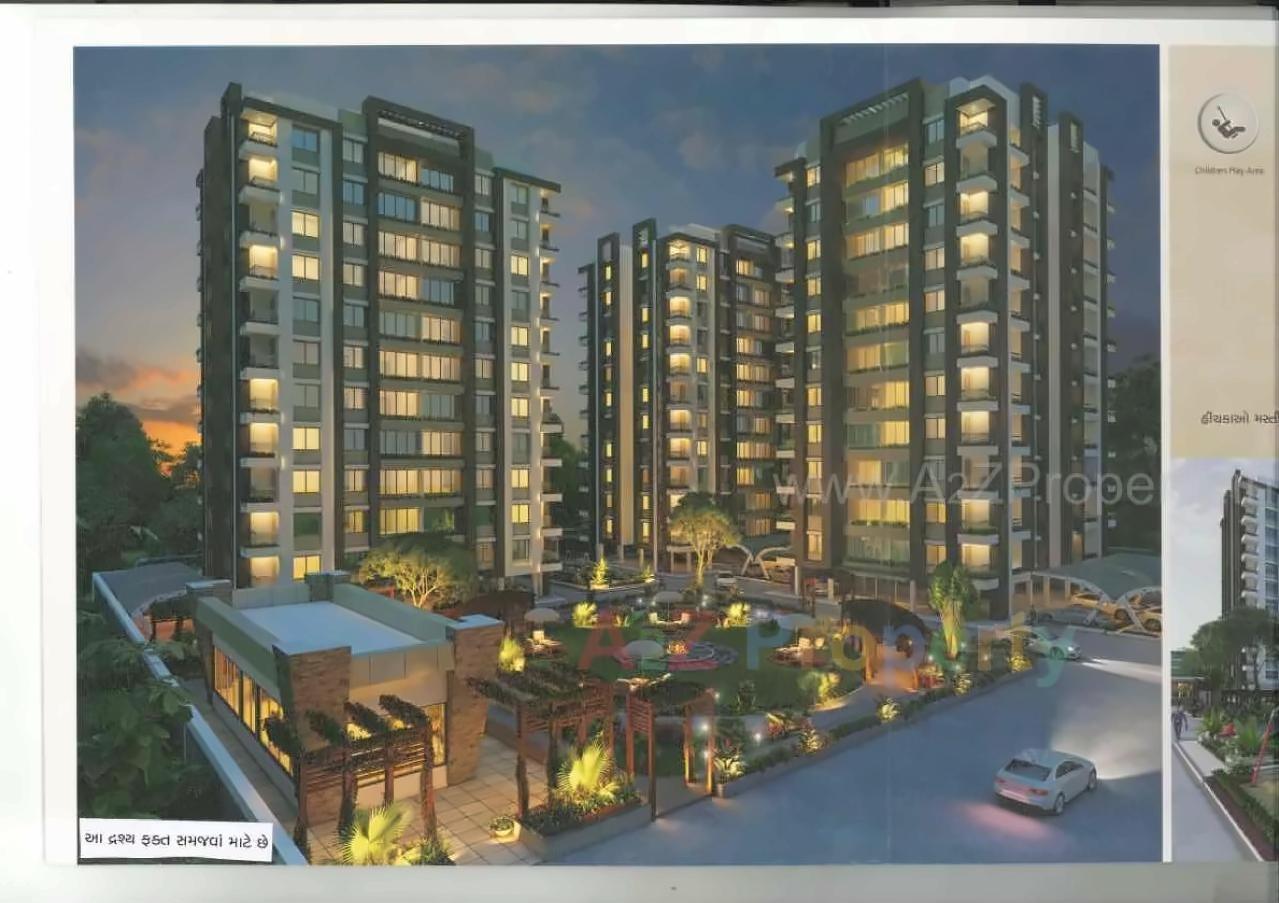 3D Elevation of real estate project Yogi Hieghts located at Puna, Surat, Gujarat