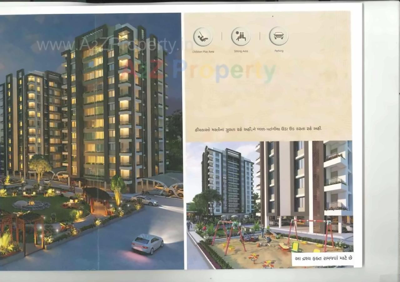 3D Elevation of real estate project Yogi Hieghts located at Puna, Surat, Gujarat