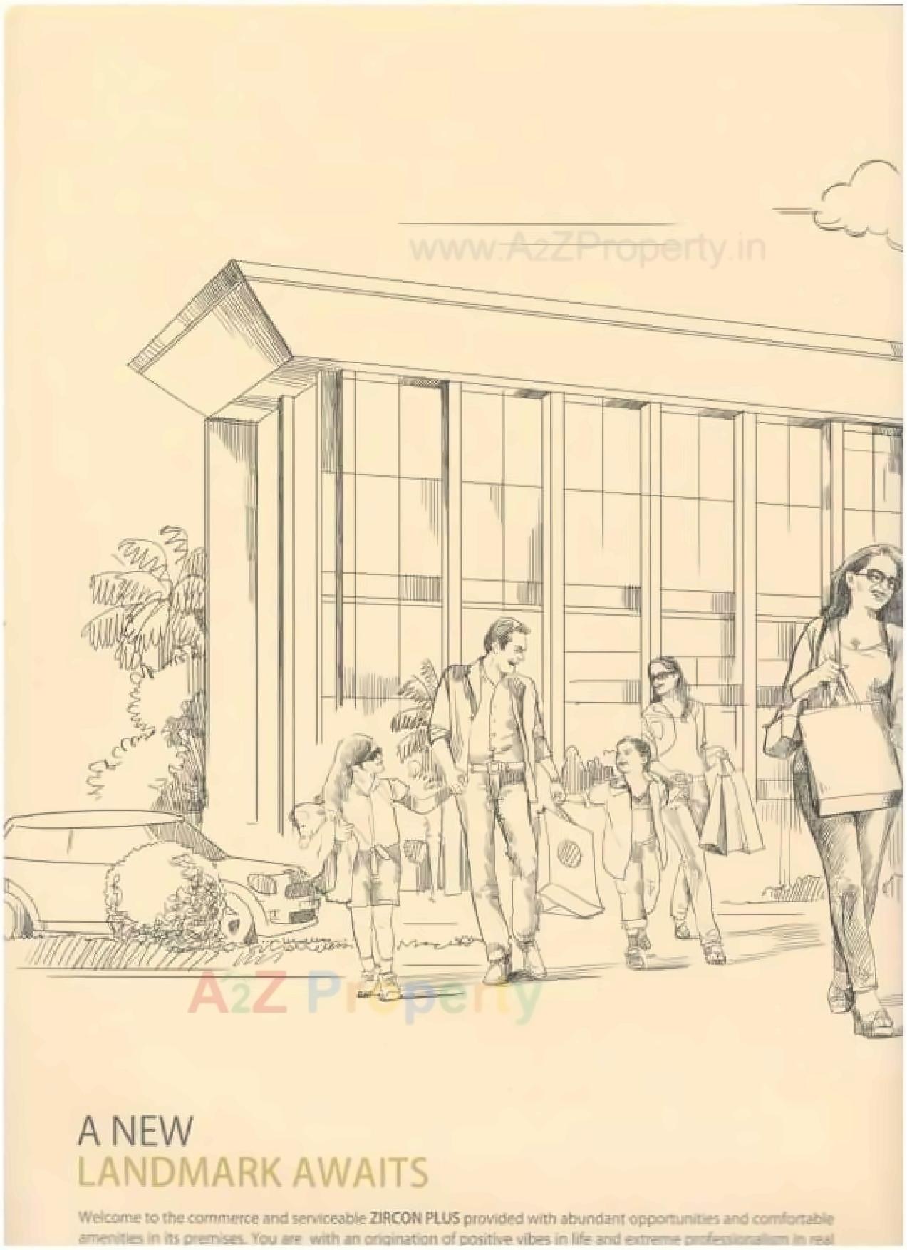  of real estate project Zircon Plus located at Katar, Surat, Gujarat