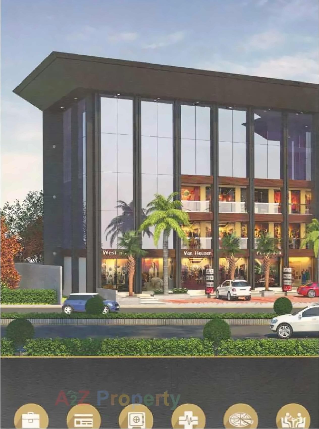 3D Elevation of real estate project Zircon Plus located at Katar, Surat, Gujarat