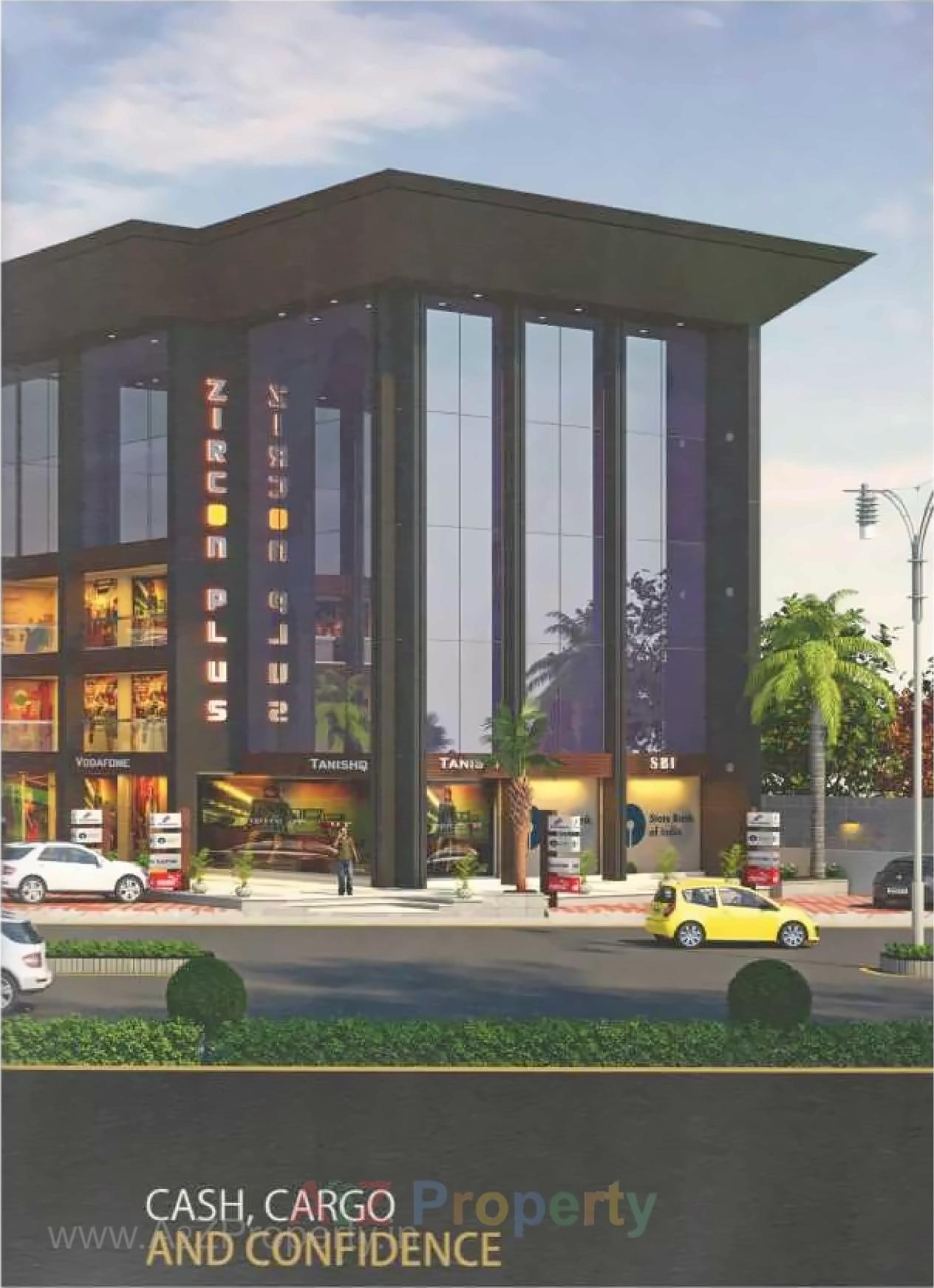 3D Elevation of real estate project Zircon Plus located at Katar, Surat, Gujarat