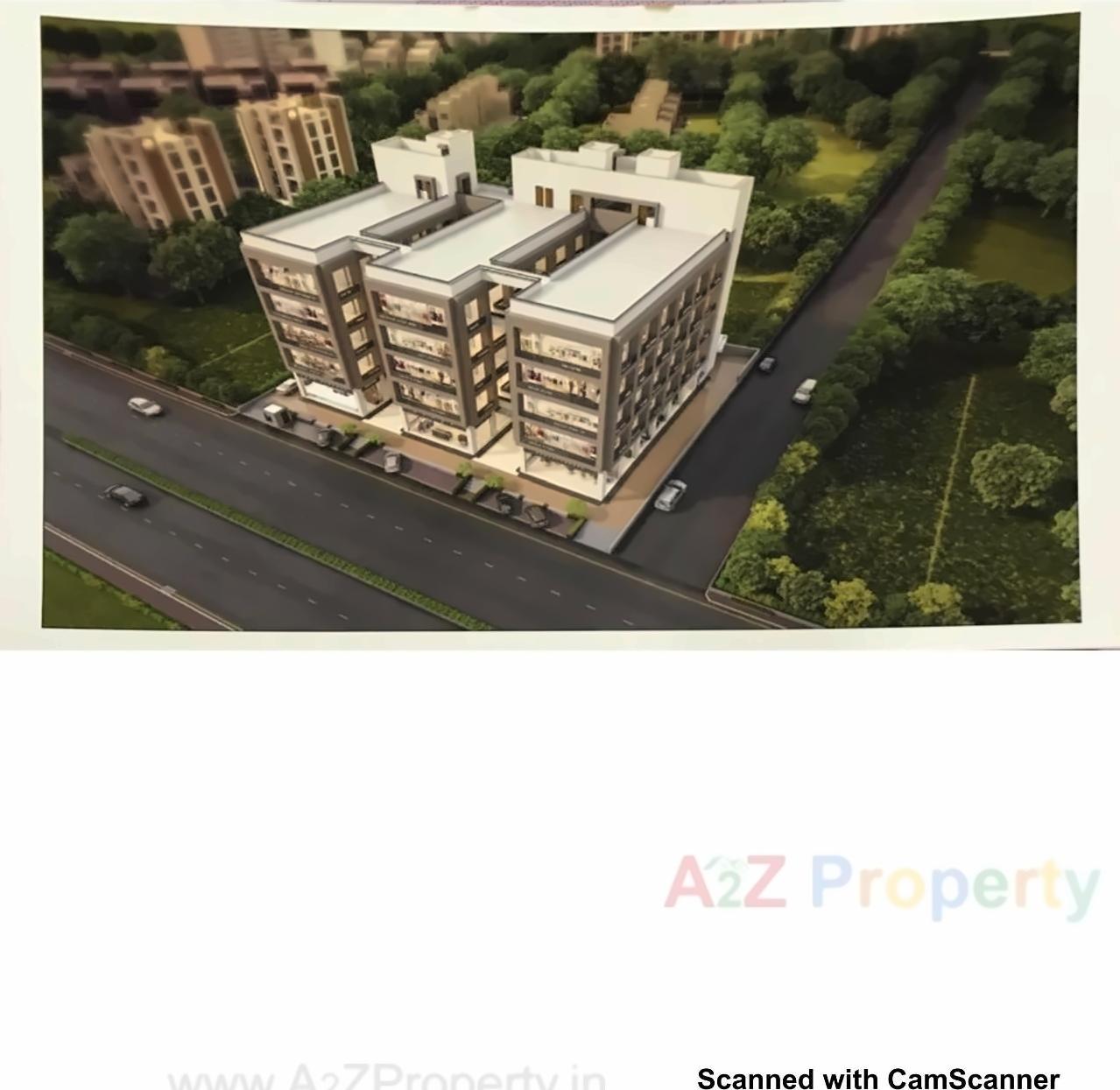 Layout of real estate project 2  Millennium Plaza located at Wadhwan, Surendranagar, Gujarat