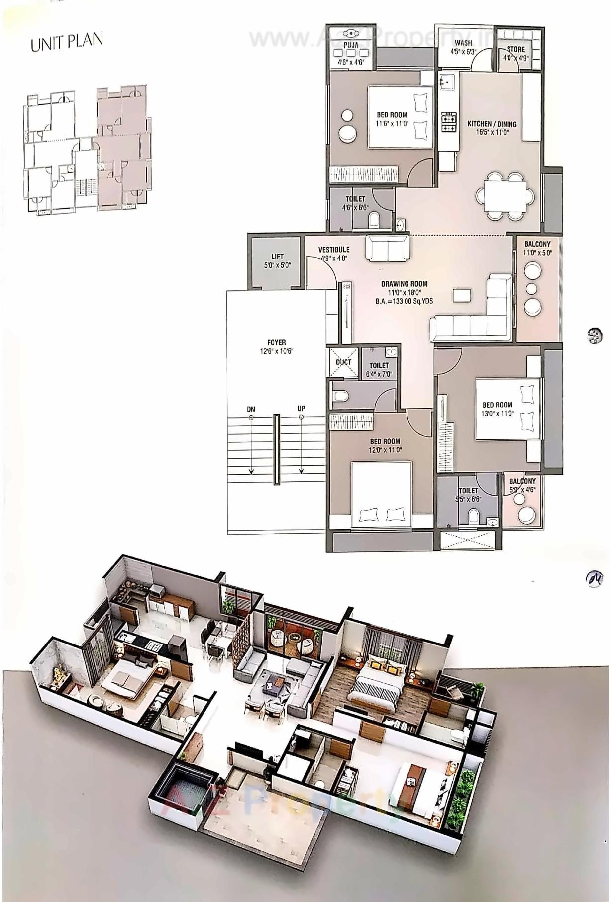 Layout of real estate project Aishwarya Residency located at Surendranagar, Surendranagar, Gujarat