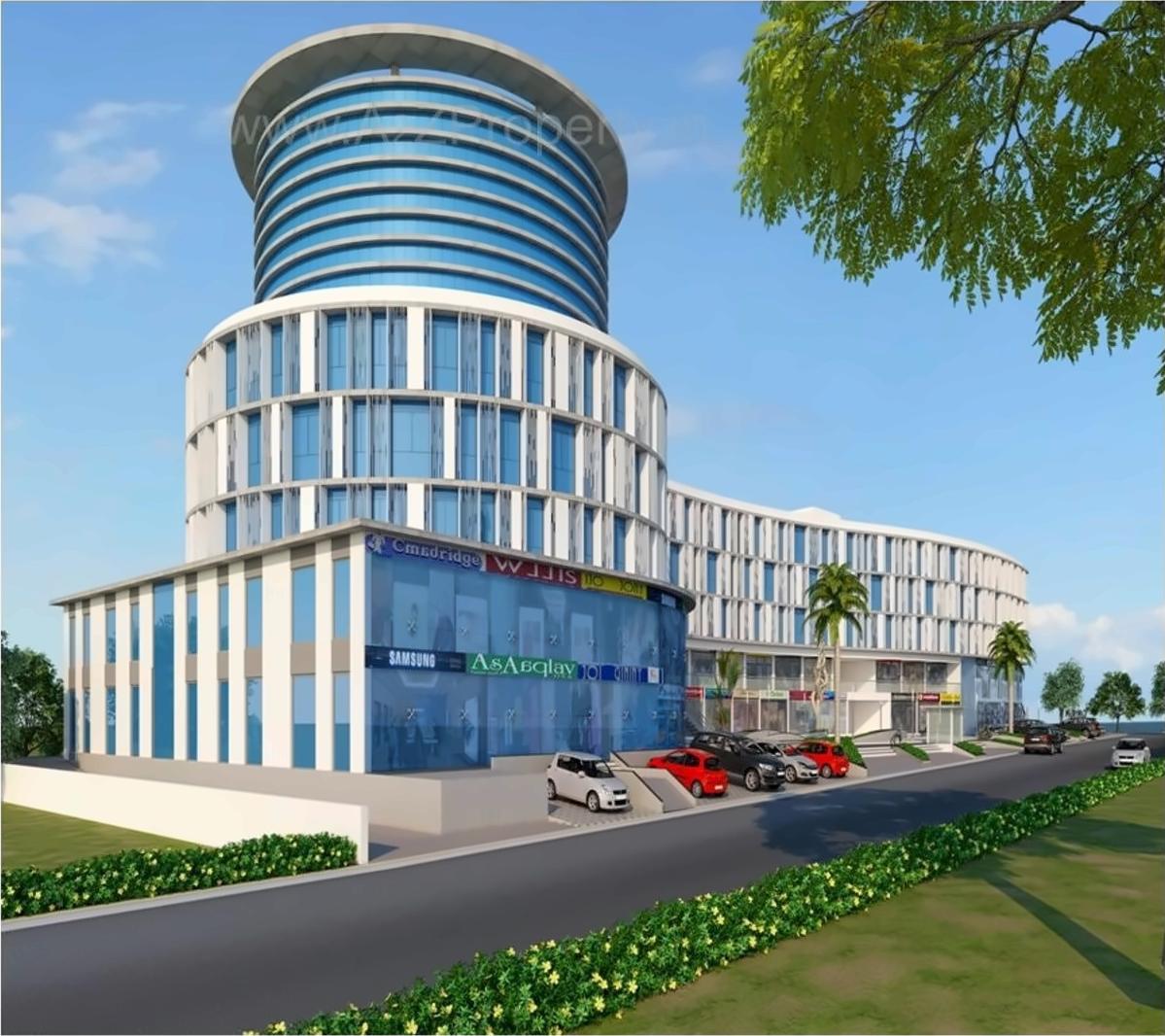 3D Elevation of real estate project Centrum located at Wadhwan, Surendranagar, Gujarat