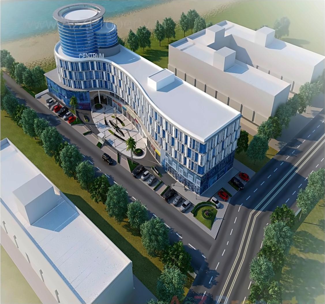 3D Elevation of real estate project Centrum located at Wadhwan, Surendranagar, Gujarat