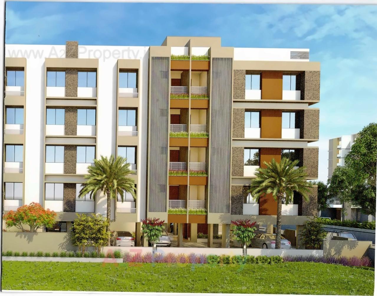 3D Elevation of real estate project Matoshree Pearl located at Surendranagar, Surendranagar, Gujarat