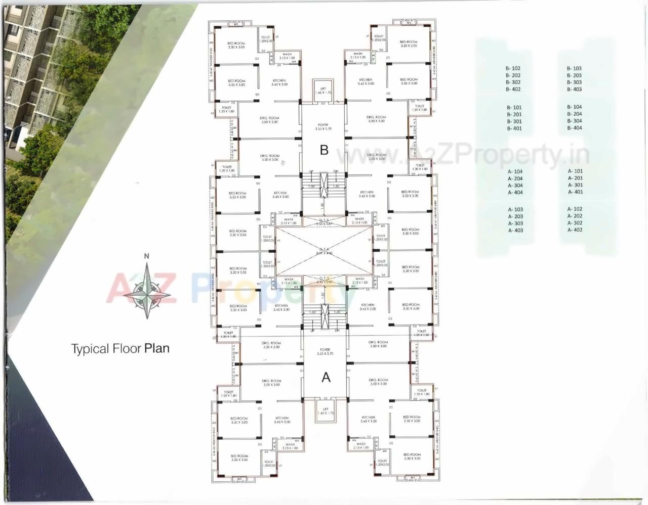 Layout of real estate project Matoshree Pearl located at Surendranagar, Surendranagar, Gujarat