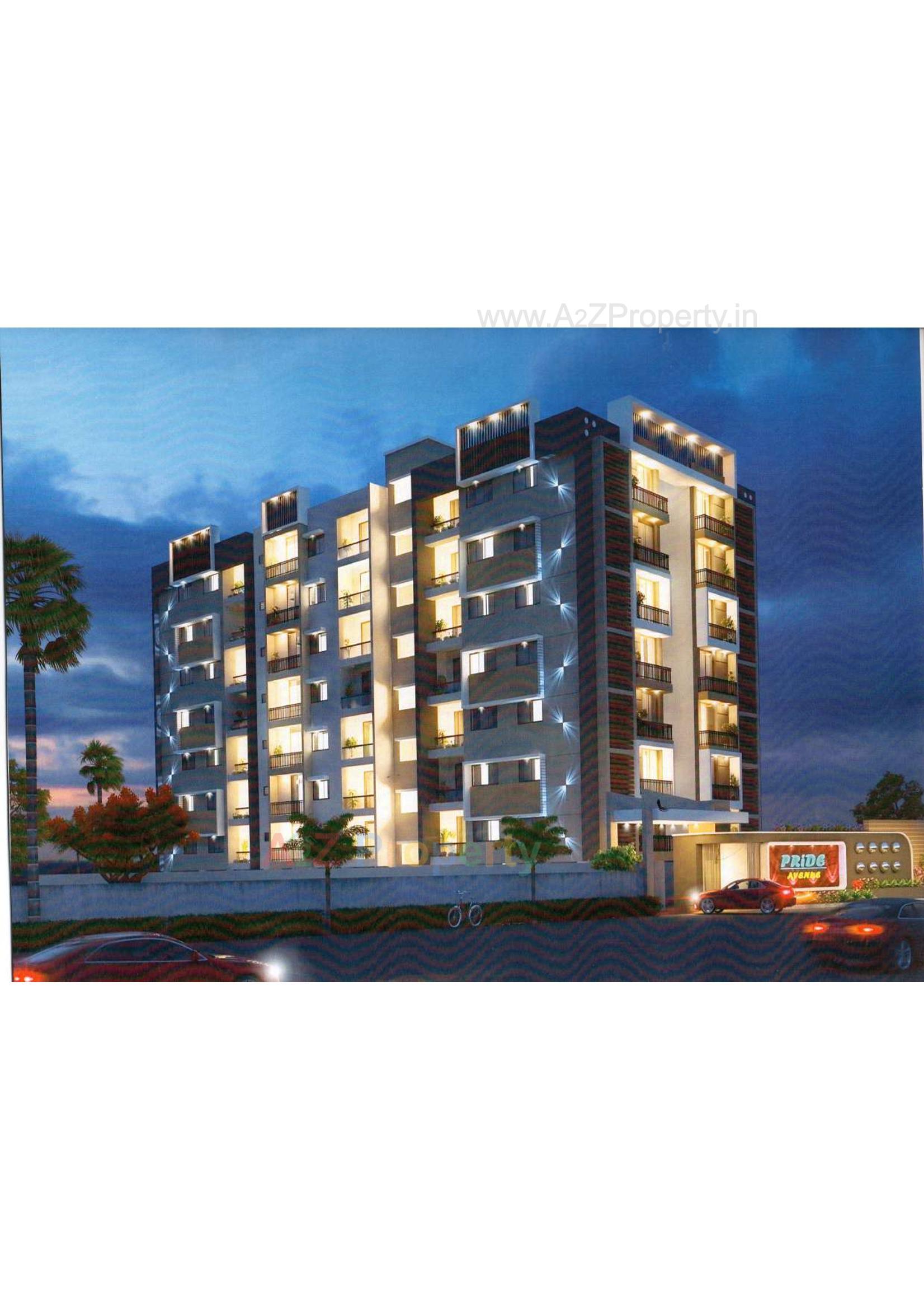 3D Elevation of real estate project Pride Avenue located at Wadhwan, Surendranagar, Gujarat