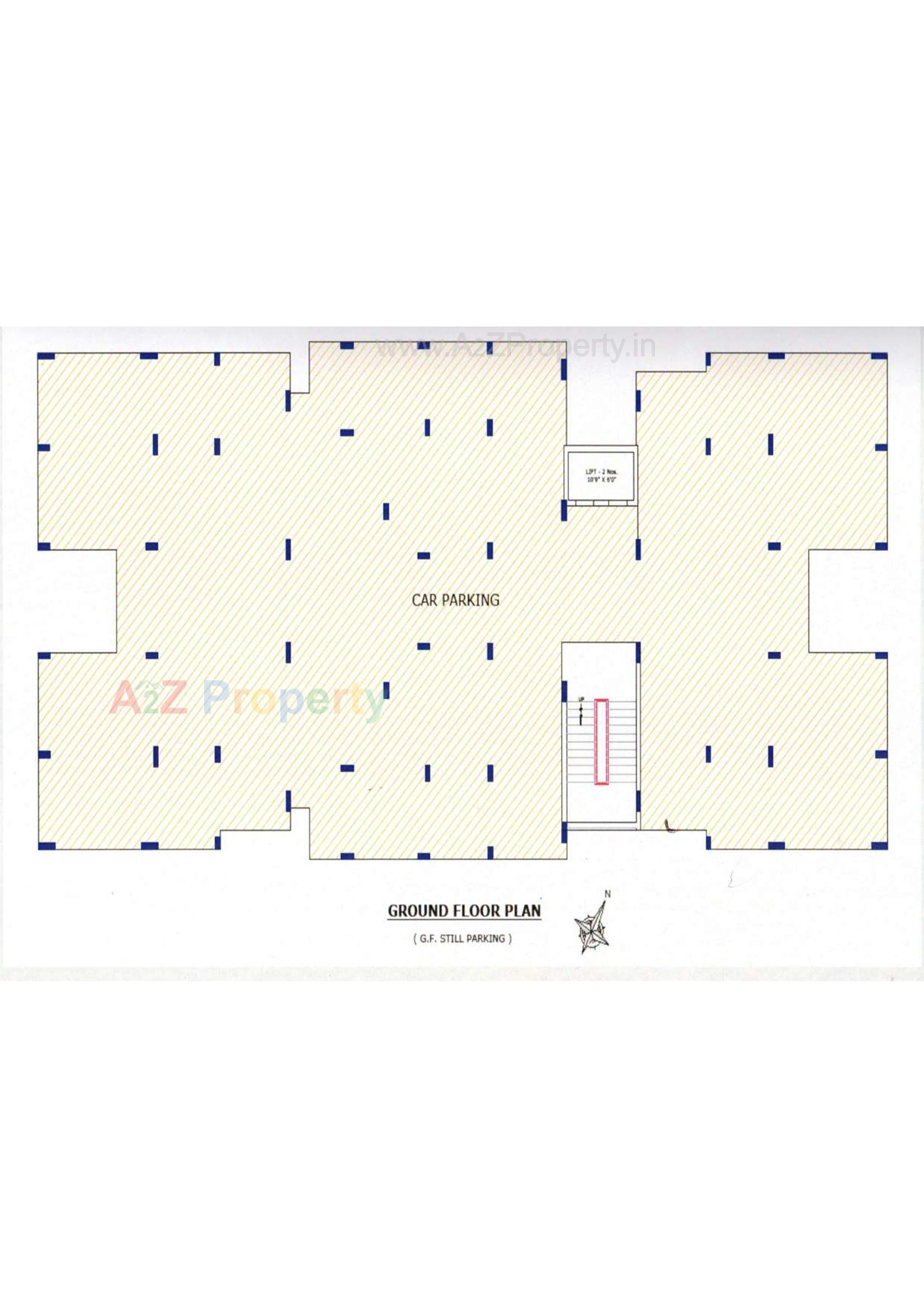 Layout of real estate project Pride Avenue located at Wadhwan, Surendranagar, Gujarat
