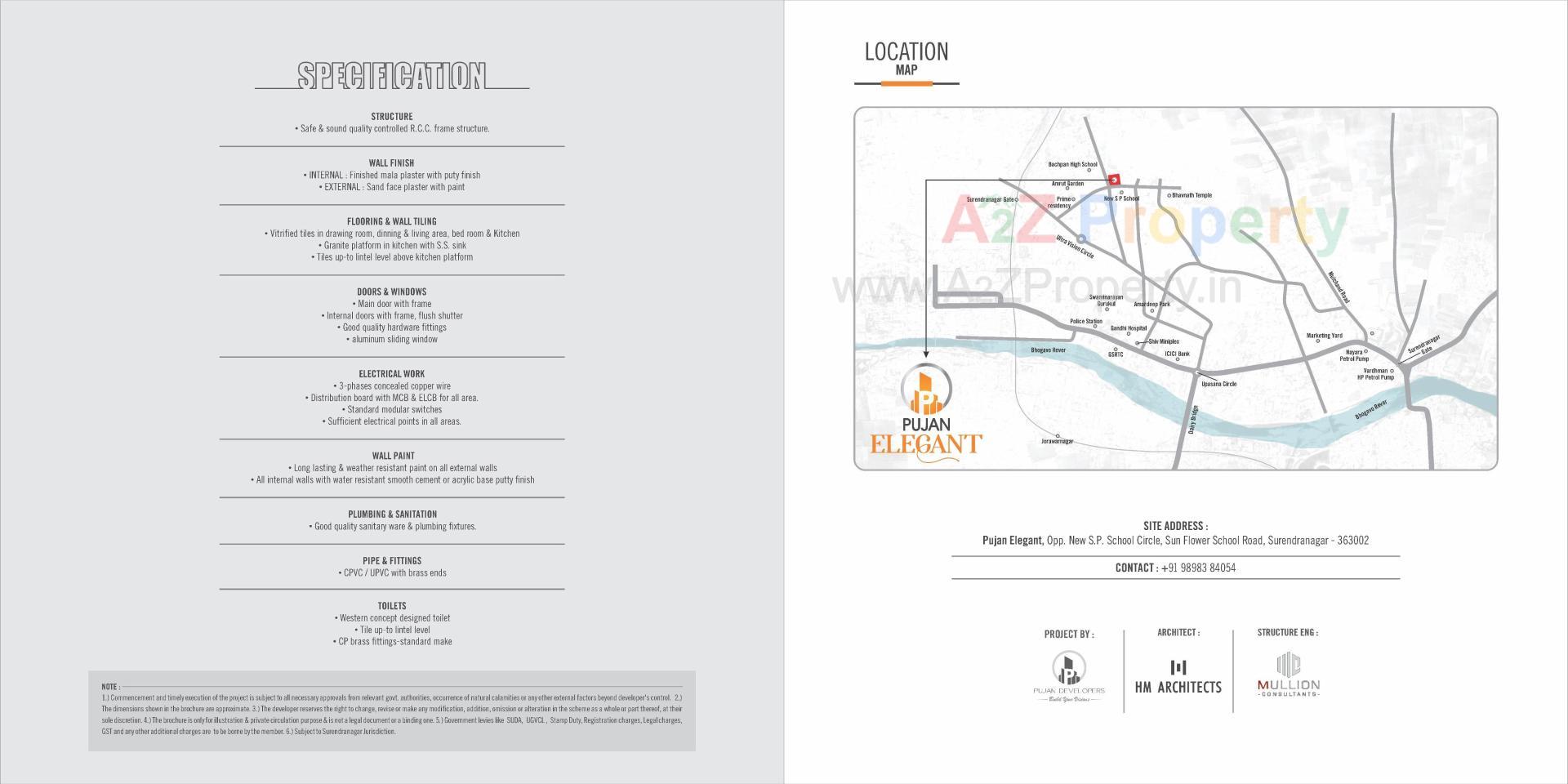  of real estate project Pujan Elegant located at Wadhwan, Surendranagar, Gujarat