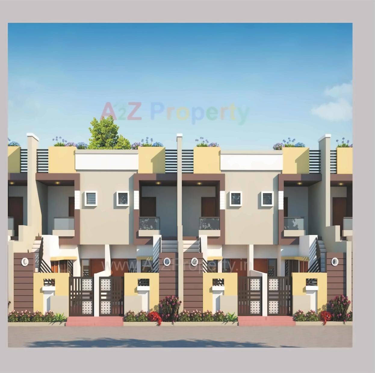 3D Elevation of real estate project Sant Savaiyanath Township located at Vadhwan, Surendranagar, Gujarat