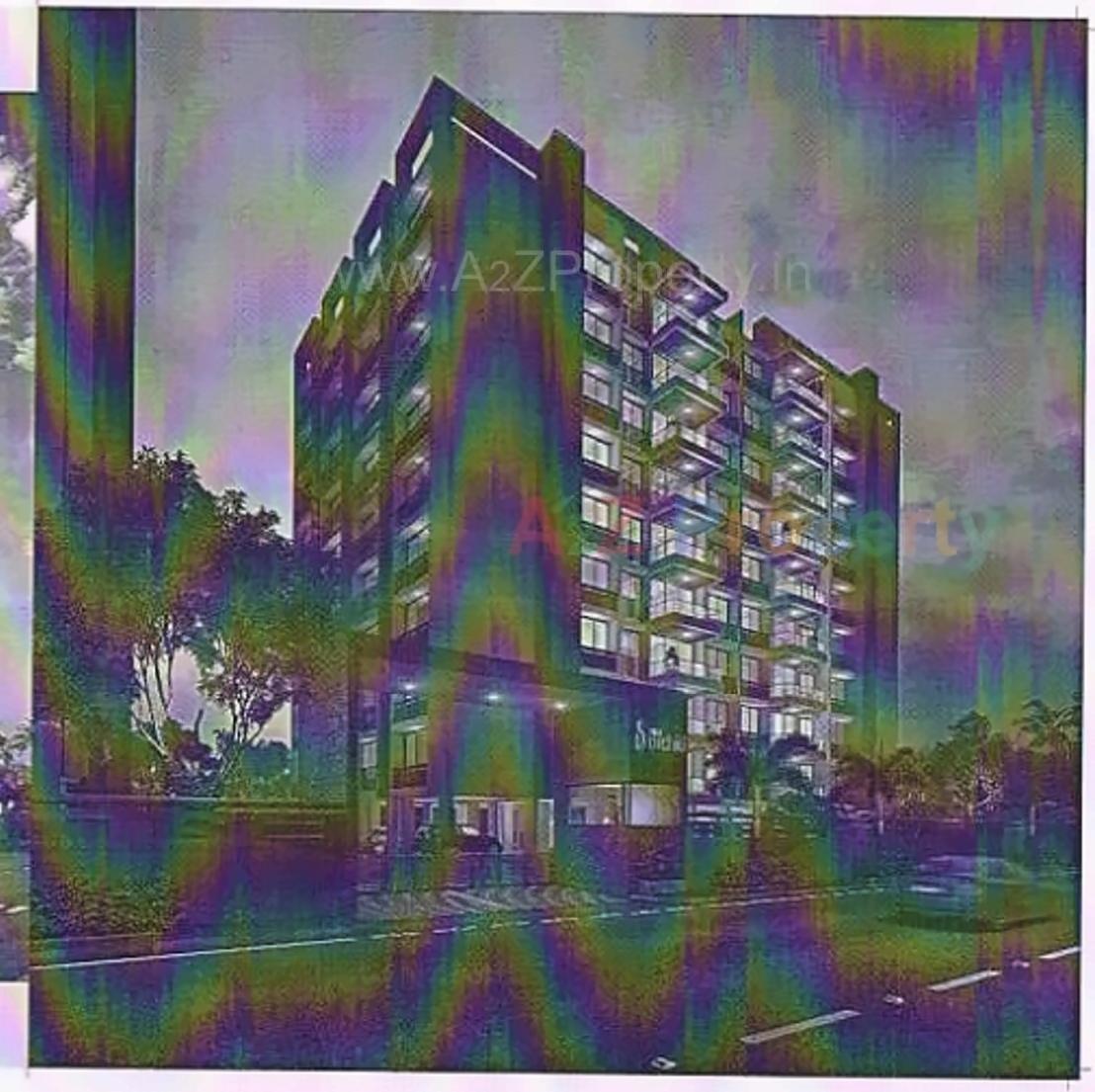 3D Elevation of real estate project Shiv Orchid located at Wadhwan, Surendranagar, Gujarat