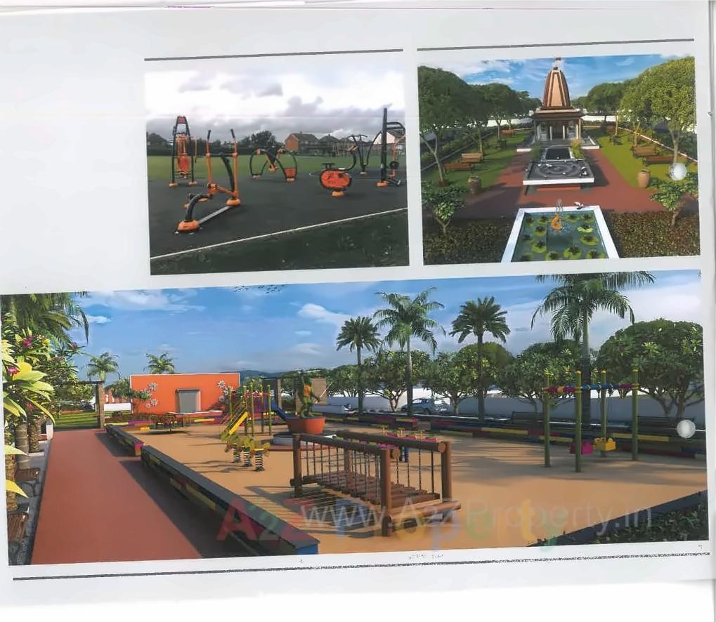 3D Elevation of real estate project Shiv Sarjan located at Wadhwan, Surendranagar, Gujarat