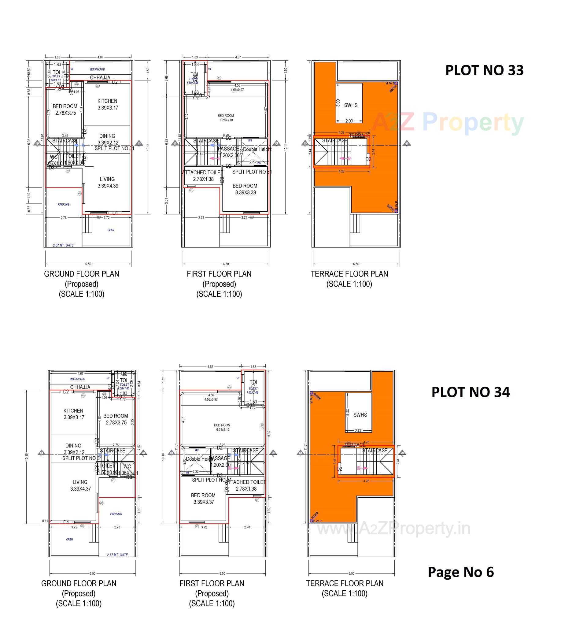 Layout of real estate project Sunrise 2020 Township located at Wadhwan, Surendranagar, Gujarat