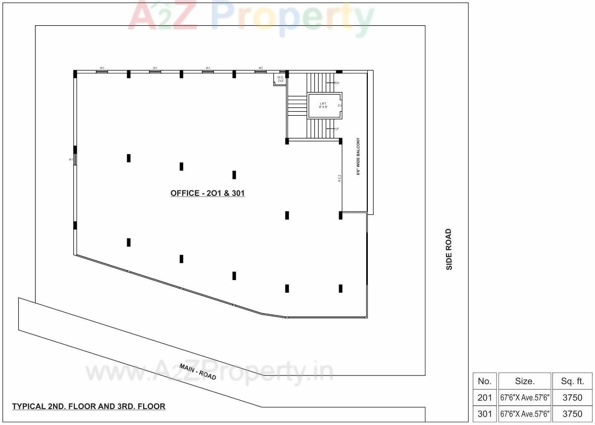 Layout of real estate project Vision located at Surendranagar, Surendranagar, Gujarat