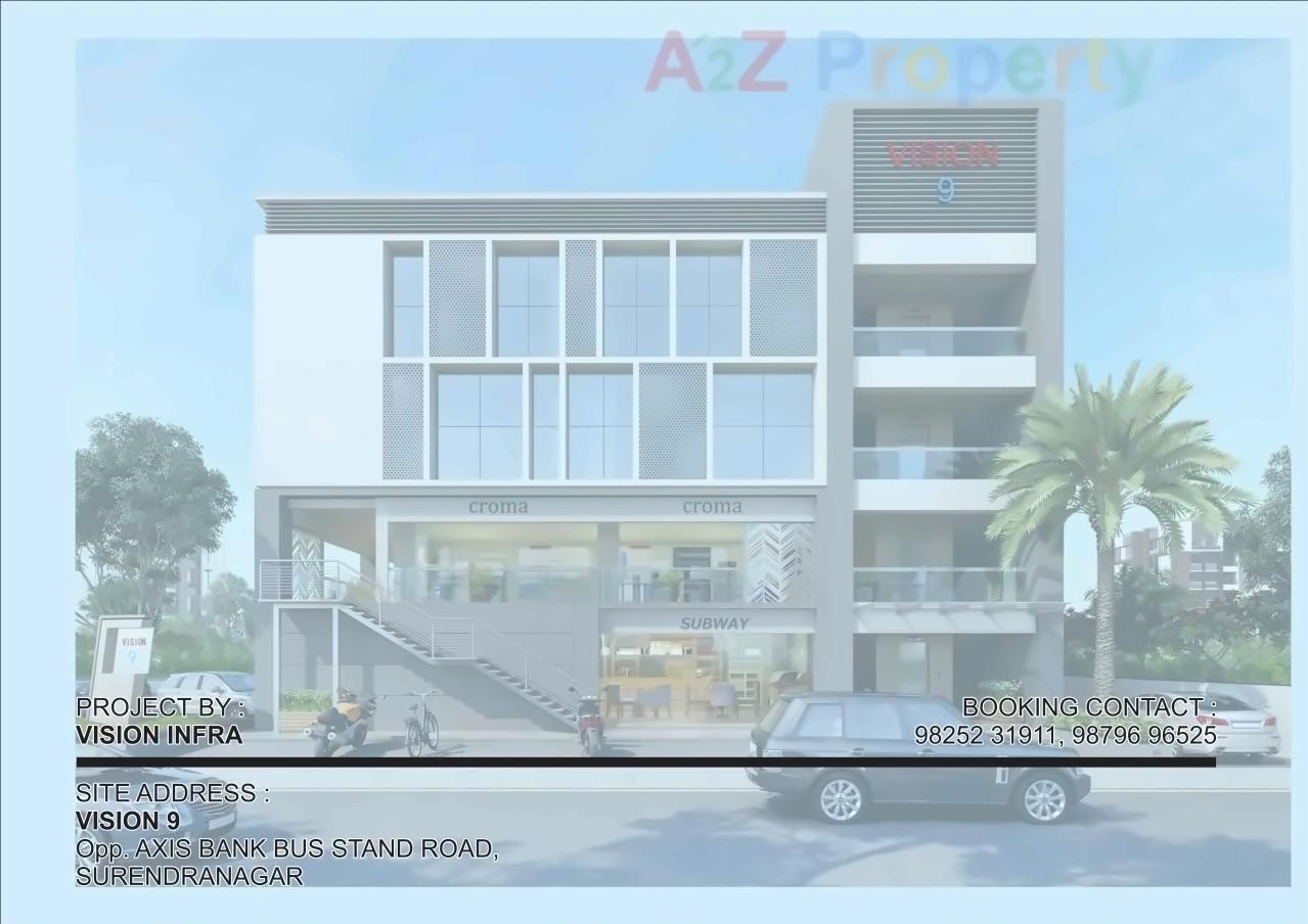 3D Elevation of real estate project Vision located at Surendranagar, Surendranagar, Gujarat