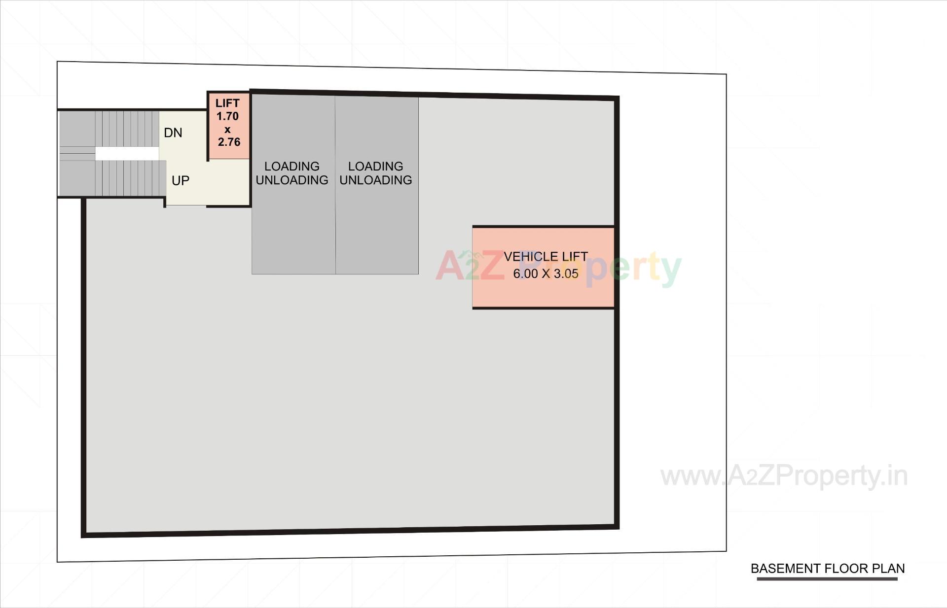Layout of real estate project Platinum Plaza located at Vyara, Tapi, Gujarat